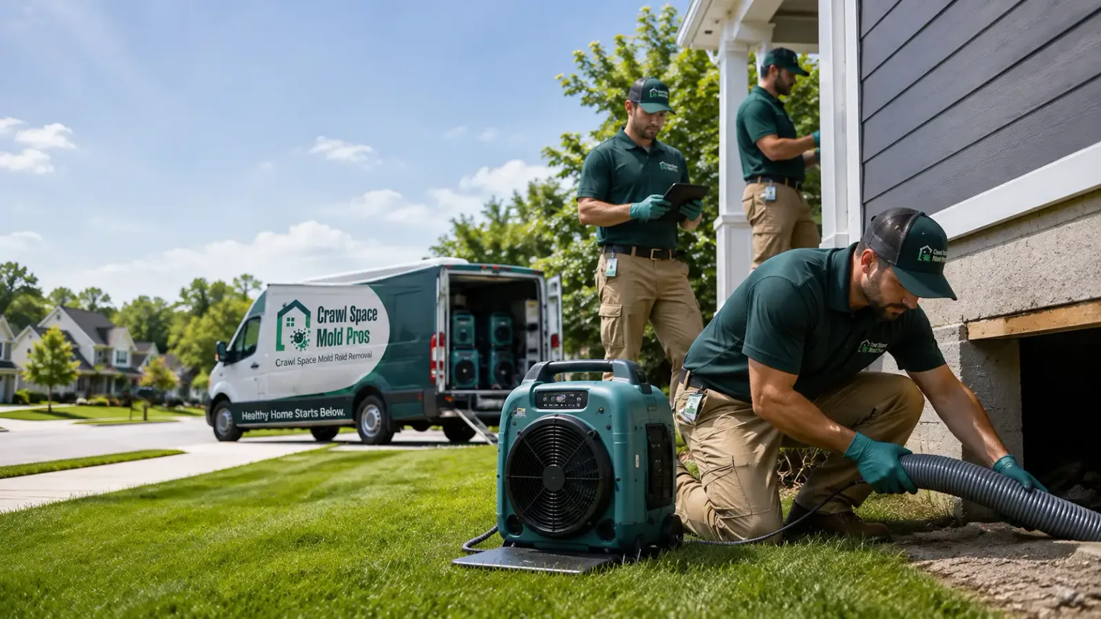 Crawl Space Mold Removal in Pine Haven, WY
